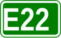 European route E22