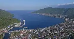 Aerial view of Tahuna