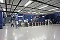 Fare gates near Exit C (April 2019)