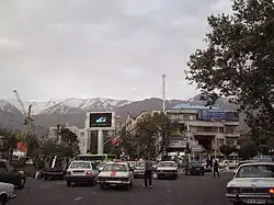A view of Tajrish Square looking northwards