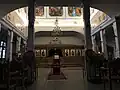 Interior view from the nave