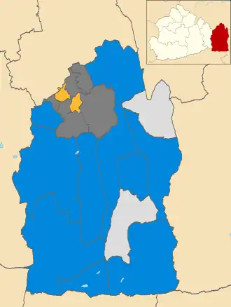 2011 results map