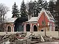 Museum building after the destruction in 2022