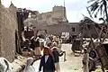 Tarut market, with the castle in the back, 1955.