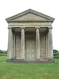 South-east facade with portico