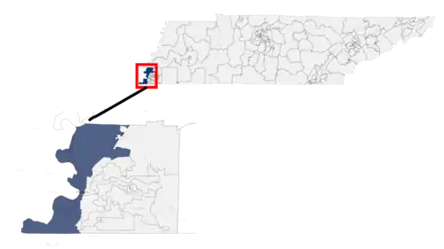 Map of the district