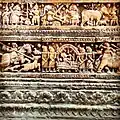 terracotta work at govinda mandir