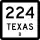 Business&nbsp;State Highway 224-B marker