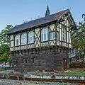 Timber-framed signal box