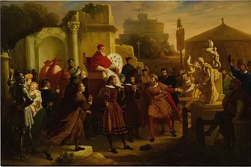 The Discovery of the Laocoon by Pierre-Nolasque Bergeret