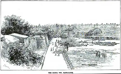 The Dodda Pet, Bangalore (Caine, 1891, p.&nbsp;523)[21]