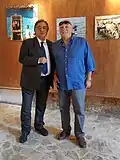 The Mayor of Palermo, Leoluca Orlando at Festival del Viaggi 2018 in Villa Niscemi, Palermo