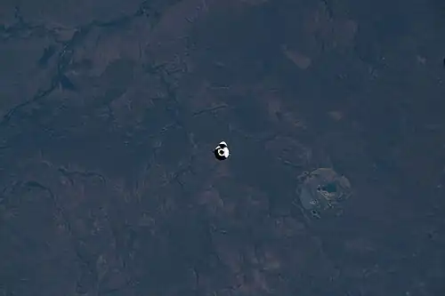 Crew Dragon Endeavour approaches the ISS
