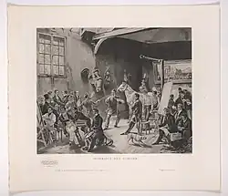 The Studio of Horace Vernet (Interior of a Studio), after Horace Vernet, (1824), Metropolitan Museum of Art.