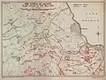 Map of the Allied night attack of 8 May