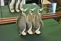 Ornament of pottery in around 1920 of Danish Royal Copenhagen which was modeled on the penguin put in the room