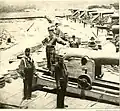 J.D. Edwards photograph of Confederates occupying batteries outside Fort Pickens