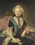 Portrait of the Princess-Abbess Therese of Gandersheim
