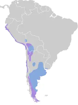 Map of range