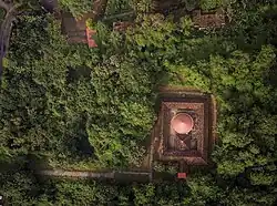 Temple Aerial View