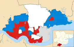 2007 results map