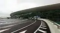 Departures drop-off lanes