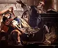 Heliodorus plunders the temple by Giovanni Battista Tiepolo