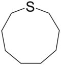 Structure of thionane