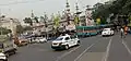 Traffic near the mosque in 2022