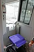 Interior of the right-hand side cab