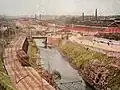View of the red brick Koishikawa Arsenal from the direction of Suidobashi