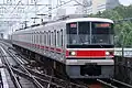 6-car set 3001 on the Toei Mita Line in September 2020