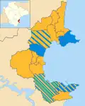 2003 results map