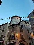 The clock tower.