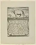 Trade Cards operated as advertising in the 18th century, Retail trade card, c. 1750