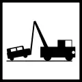 Π-94 Stopping and parking is prohibited, owner's vehicle will be towed