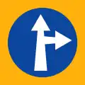Ρ-51δ Turn straight or right ahead