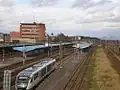 Railway station in Cheb, 1962
