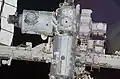 Tranquility seen top left corner with Cupola and PMA-3.