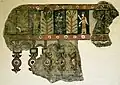 Fragment of a fresco with the scene of adoration of the tree of life (Museum of Anatolian Civilizations)