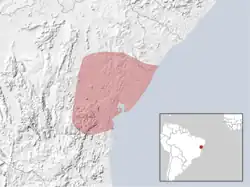 Map of range