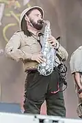 Saxophonist Dag "DrekkaDag" Stiberg