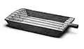Unidentified type E trough zither, Democratic Republic of Congo, late 19th century. 13 x 6 in. (33 x 15.2&nbsp;cm). Type E.