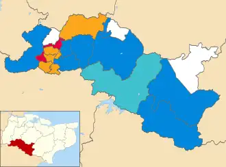 2021 results map