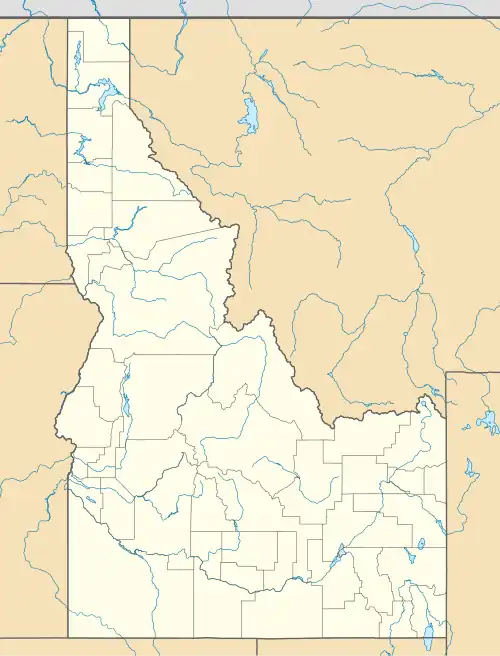 Dry Creek Rockshelter is located in Idaho