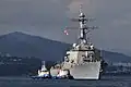 Arleigh Burke entering Souda Bay on 17 February 2012