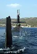 Newport News off the coast of Crete, 2004