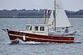 A pleasure fishing boat