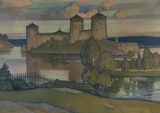 Olavinlinna, Väinö Blomstedt [fi], 1900