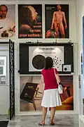Part of the exhibition of works by Milan Kohout in Plzeň 2013